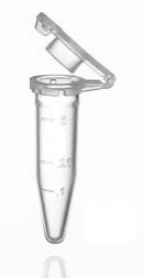 Мікропробірка 2 мл (тип Еппендорф, циліндрична, з PP, плоска кришка, градуйована, поле для запису, нейтрального кольору, нестерильна)